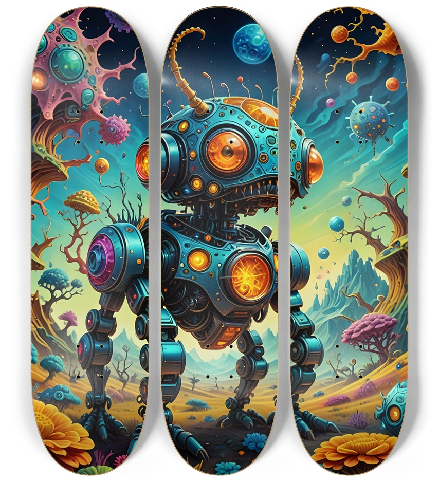 Sci-Fi #15 3 Deck Wall Series
