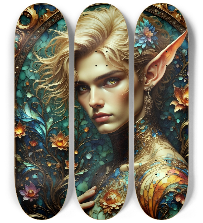 The Elf Prince - Blonde #8 3 Deck Wall Series