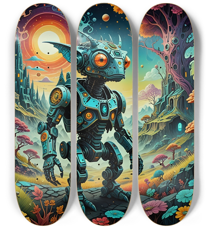 Sci-Fi #18 3 Deck Wall Series