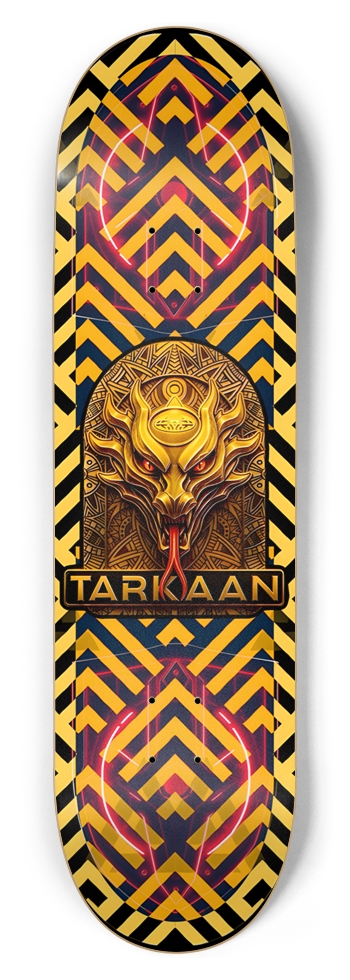 Yellow Dragon (standard size) 8-3/4 Inch Skateboard