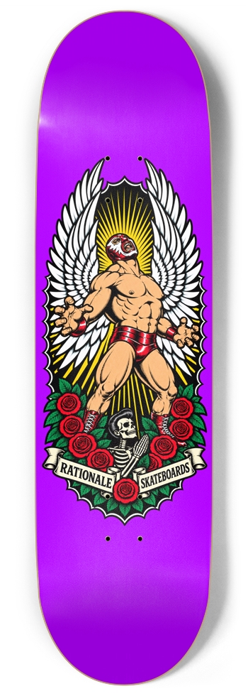 Lucha De Guadalupe 9" Purple 9 Inch Skateboard
