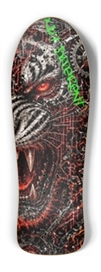 Built Different Cyber Tiger skateboard deck