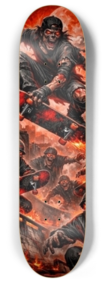 Zombie Skate Apocalypse 8 Inch Skateboard Deck