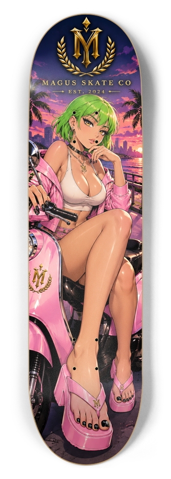 Magus Skate Co "Scooter Mage" 8-1/2 Skateboard Deck
