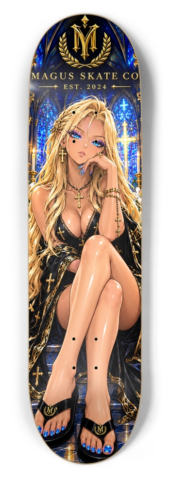 Magus Skate Co "Christianity Mage" 8-1/2 Skateboard Deck