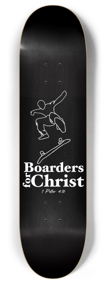 Gifts Deck (black) 8 Inch Skateboard Deck