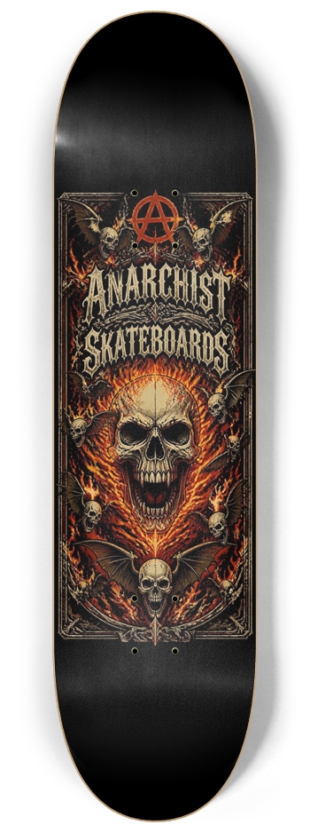 In The Flames 2 8-1/4 Skateboard Deck