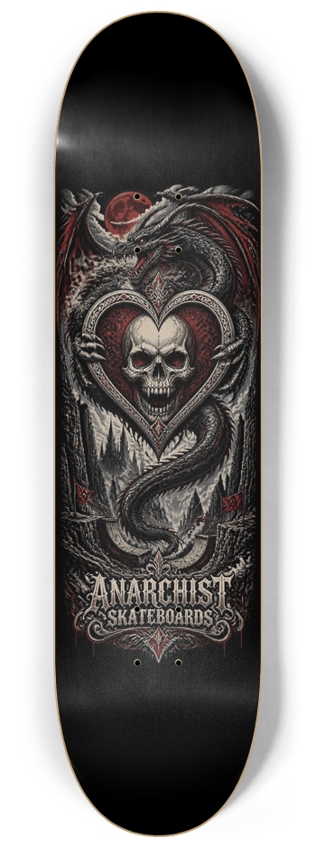Heart Deck 8-1/4 Skateboard Deck
