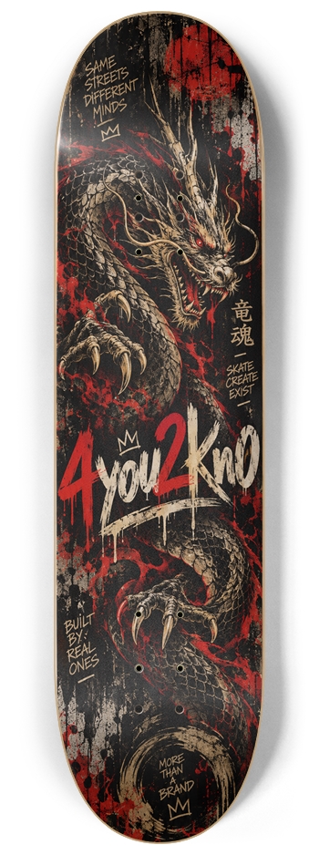 4you2Kn0 Deck 8-1/4 Skateboard Deck