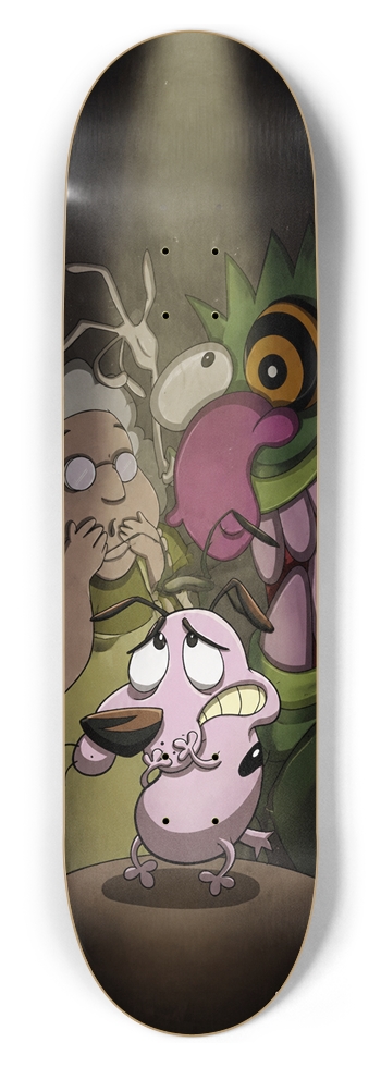 Courage The Cowardly Dog Deck 8-1/2 Skateboard Deck