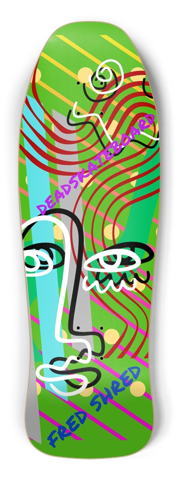 FRED SHRED PRO DEADSKATEBOARD Shredder Shape