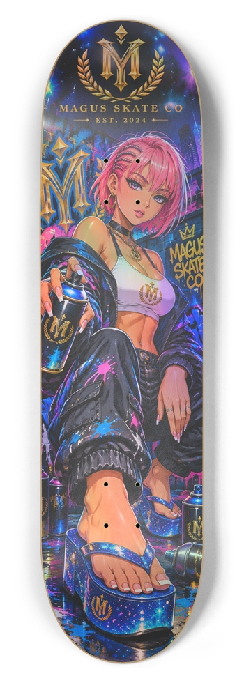 Magus Skate Co "Graffiti Mage (Anime Alternate)"