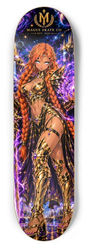 Magus Skate Co "Warrior Mage" 8-3/4 Inch Skateboard