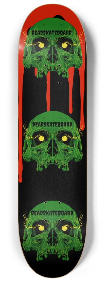 DEADSKATEBOARD 3 BLOODY SKULLS