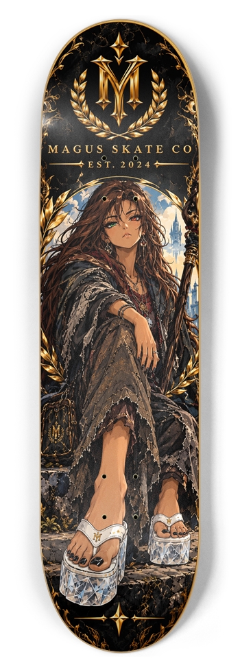 Magus Skate Co "Homeless Mage" 8-1/2 Skateboard Deck