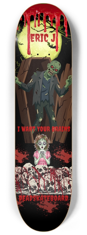ERIC J PRO KILLER ZOMBIE 8-1/4 Skateboard Deck