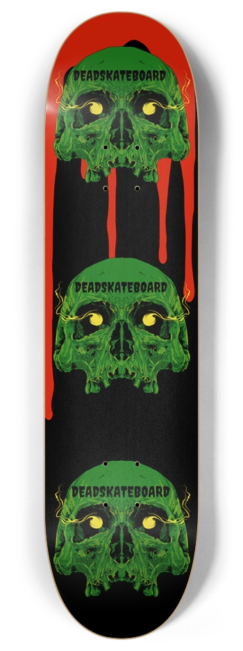 DEADSKATEBOARD 3 BLOODY SKULLS