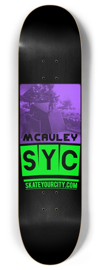 SYC Josh McAuley 8" 8 Inch Skateboard Deck