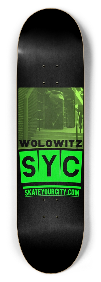 SYC Zach Wolowitz 8.5" 8-1/2 Skateboard Deck