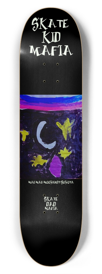 Mae Mae ED NO.3 Moonlight Sonata 7-3/4 Skateboard Deck