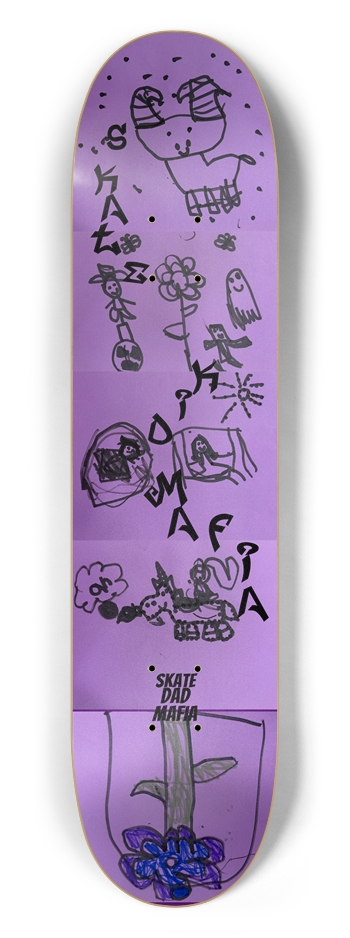 Mae Mae skate kid mafia deck Edition NO.2 “Abstract” 7-1/2 Skateboard Deck