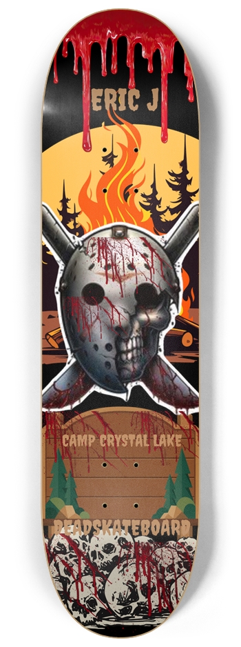 ERIC J PRO KILLER JASON 8-1/4 Skateboard Deck
