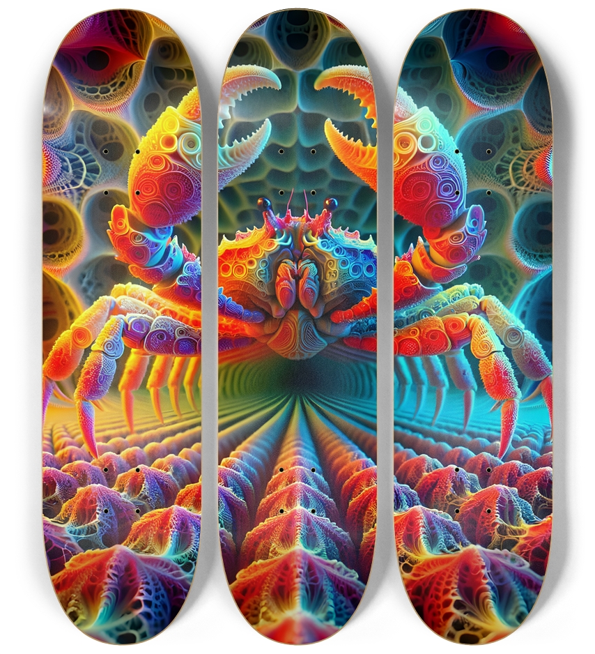 Psychedelic Fractal Crab #5