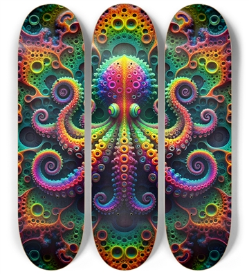 Psychedelic Fractal Octopus #2