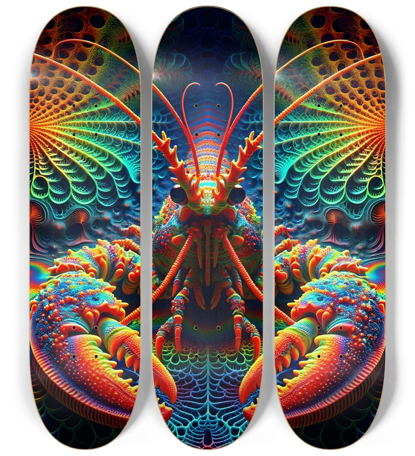 Psychedelic Fractal Lobster #2a