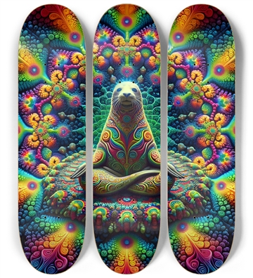 Psychedelic Fractal Sea Lion #2