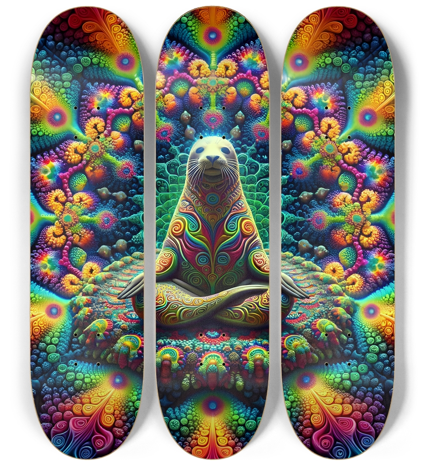 Psychedelic Fractal Sea Lion #2