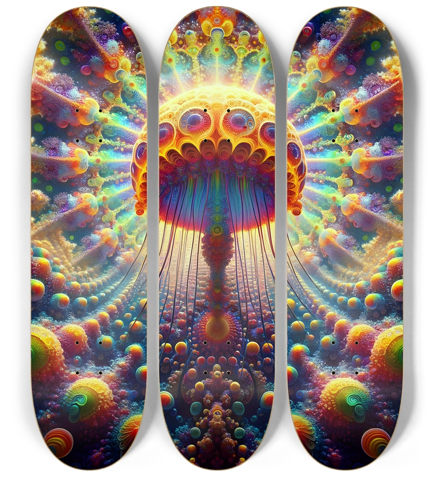 Psychedelic Fractal Jellyfish #1