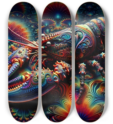 Psychedelic Fractal Lobster #5a
