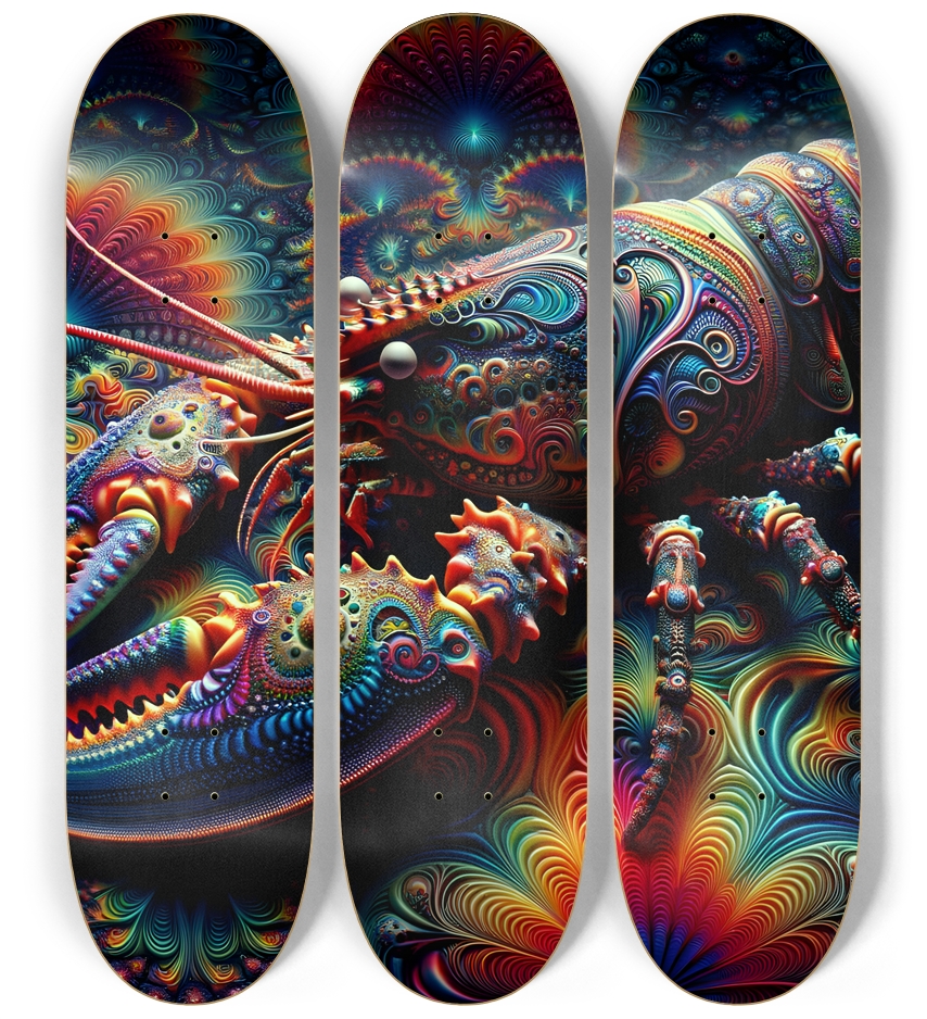Psychedelic Fractal Lobster #5a