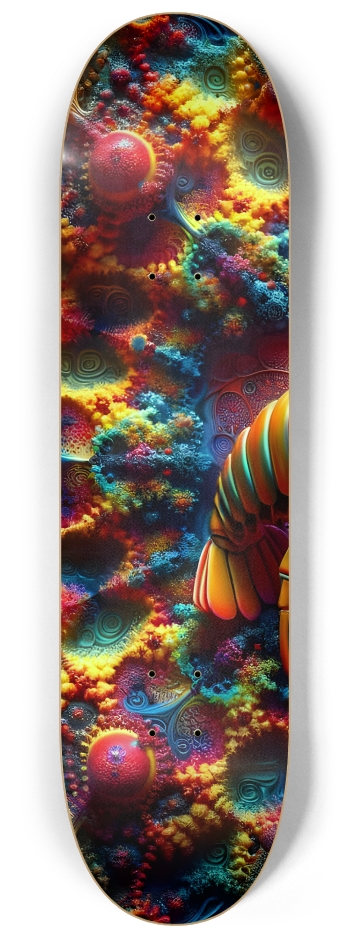 Fractal Lobster #4 #1 8-1/4 Skateboard Deck