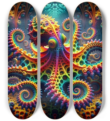 Psychedelic Fractal Octopus #3