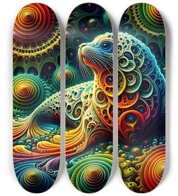 Psychedelic Fractal Sea Lion #3