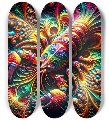 Psychedelic Fractal Lobster #1a