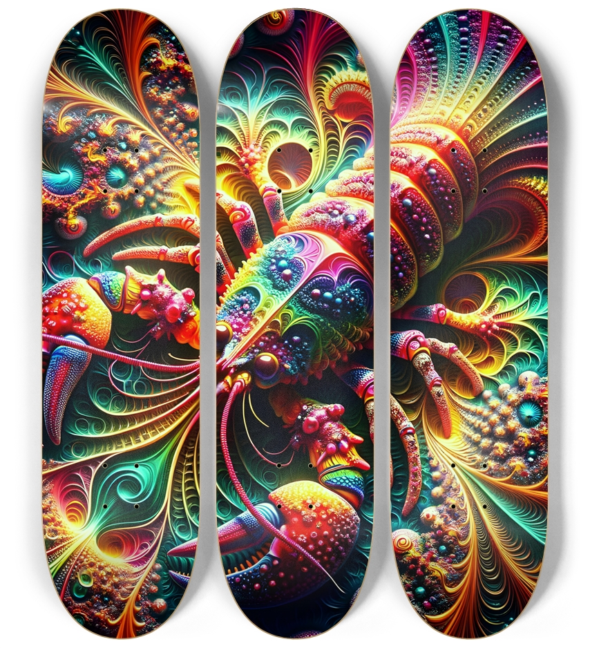 Psychedelic Fractal Lobster #1a
