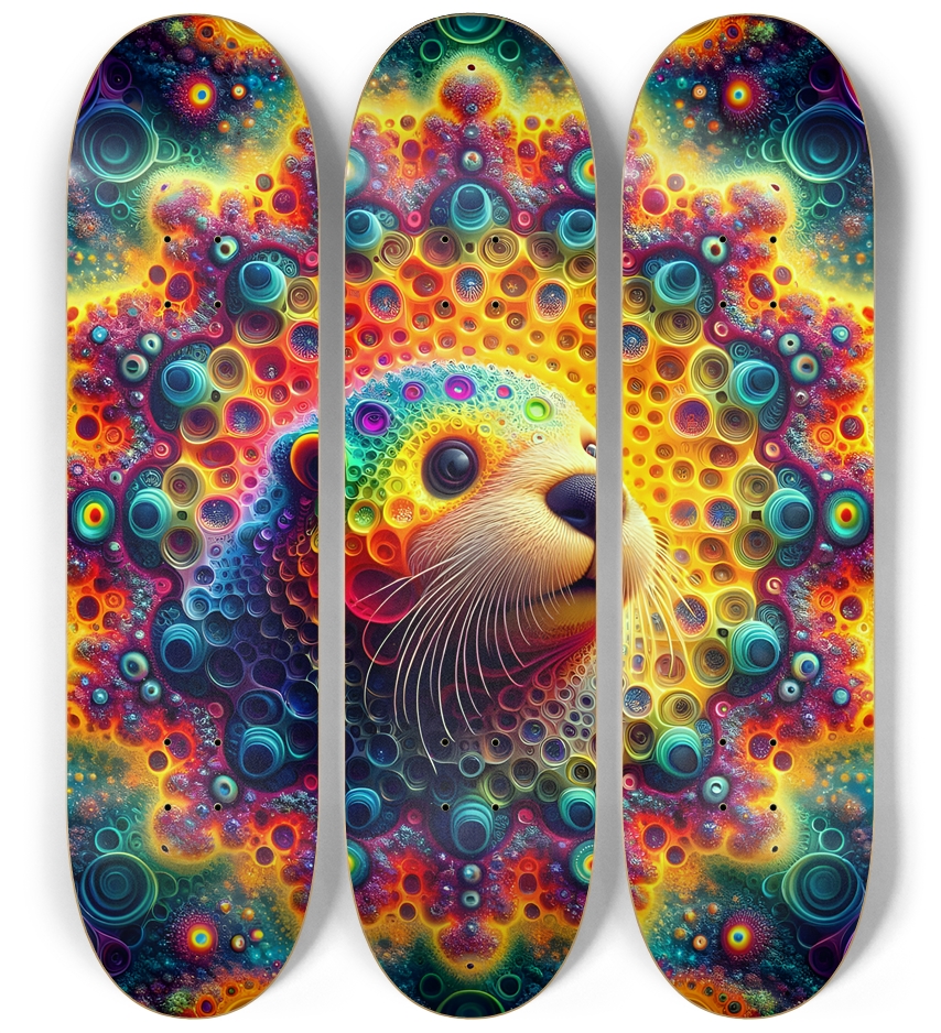 Psychedelic Fractal Otter #4