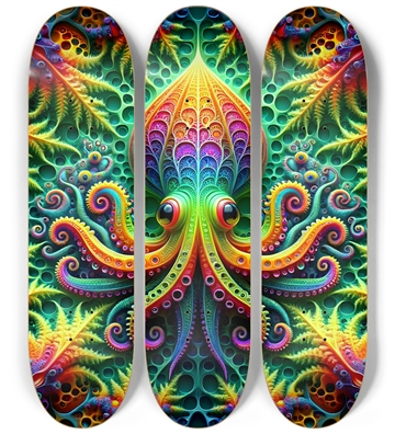 Psychedelic Fractal Octopus #5