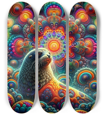 Psychedelic Fractal Sea Lion #5