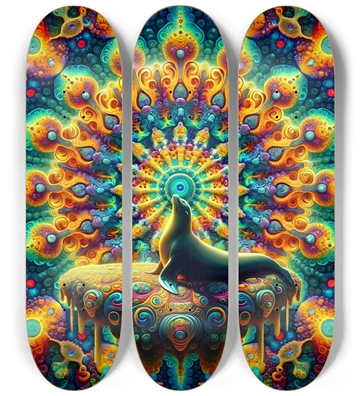 Psychedelic Fractal Sea Lion #4