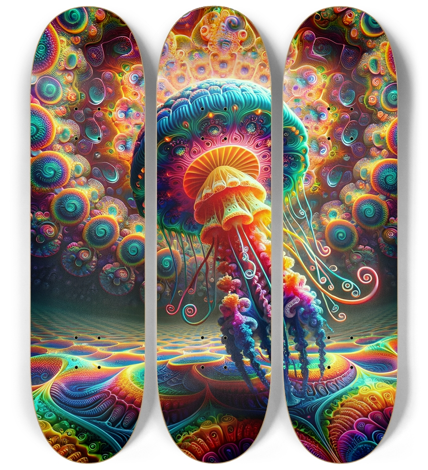 Psychedelic Fractal Jellyfish #3