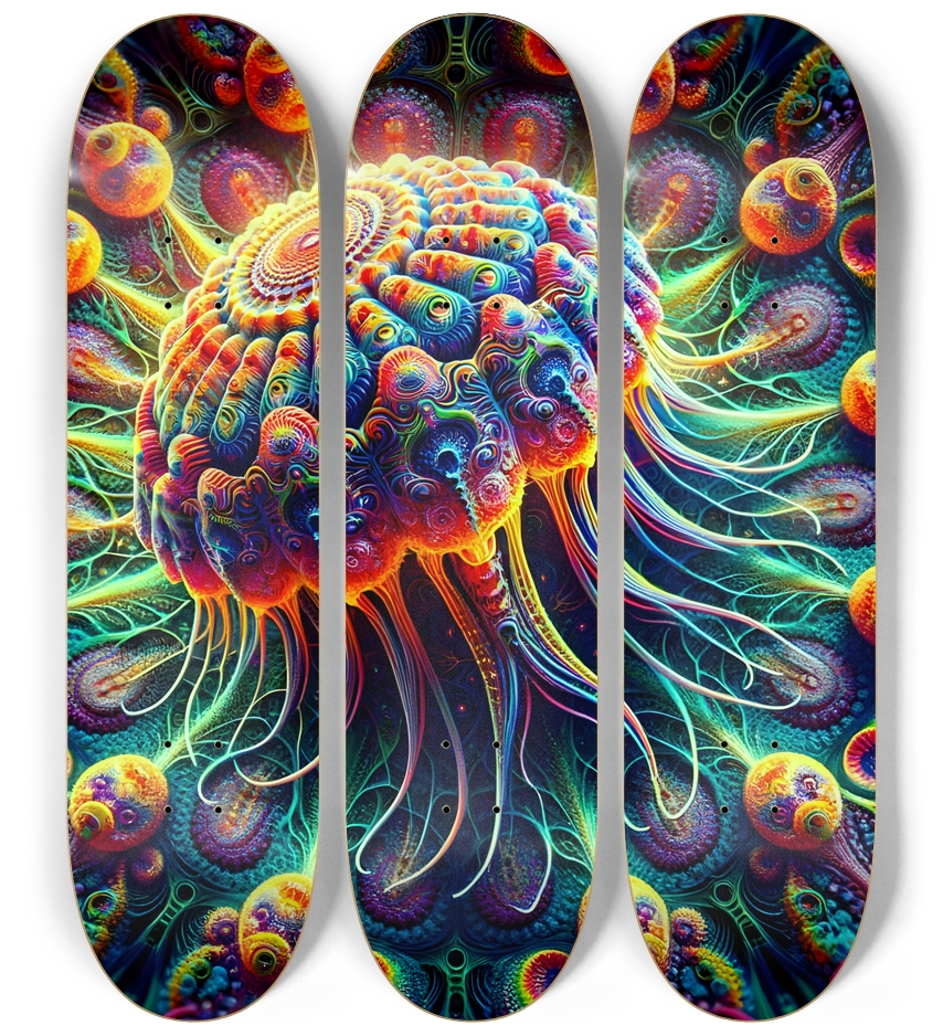 Psychedelic Fractal Jellyfish #4