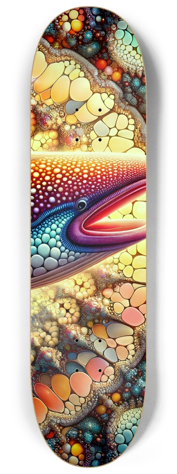 Fractal Whale Shark#1 #3 8-1/4 Skateboard Deck