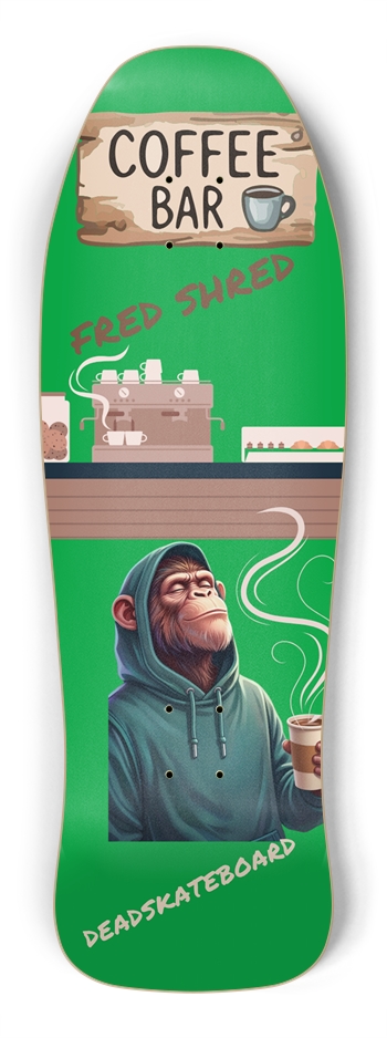 FRED SHRED PRO DEADSKATEBOARD COFFEE SHOP Shredder Shape