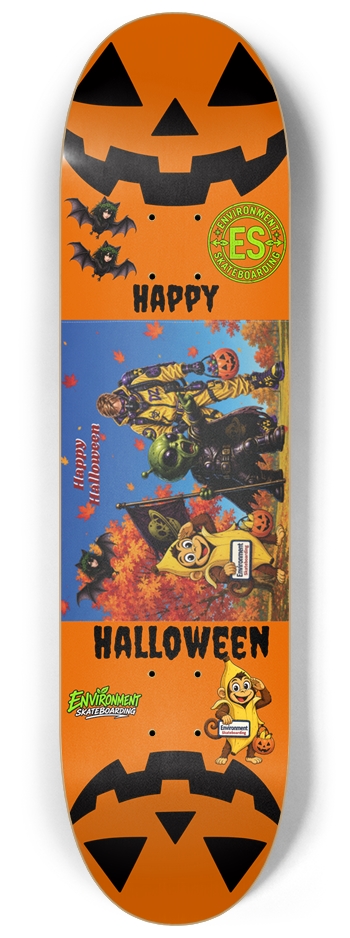 E.S. Halloween Deck 8-1/4 Skateboard Deck