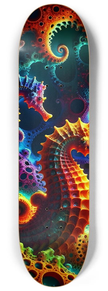 Psychedelic Fractal Sea Horse #5 #1