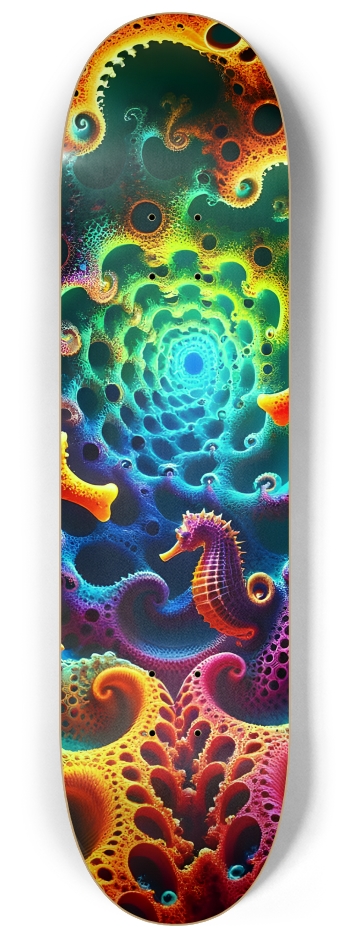 Psychedelic Fractal Sea Horse #5 #2